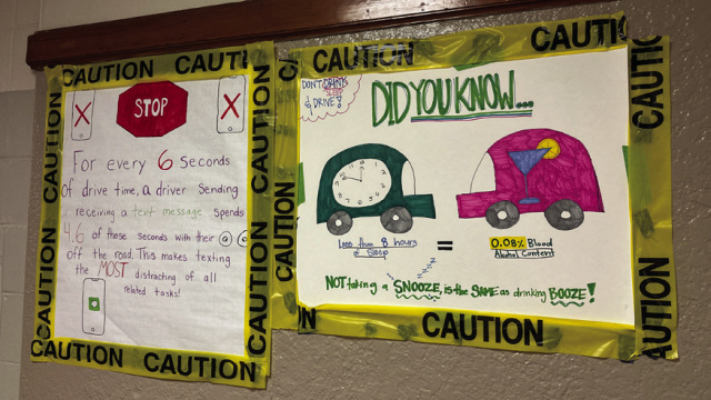 RHS students use math for distracted driving awareness