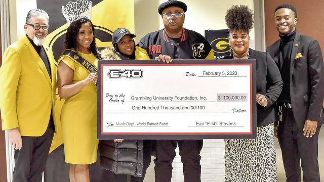 Recording artist E-40 donates $100,000 to benefit GSU music department