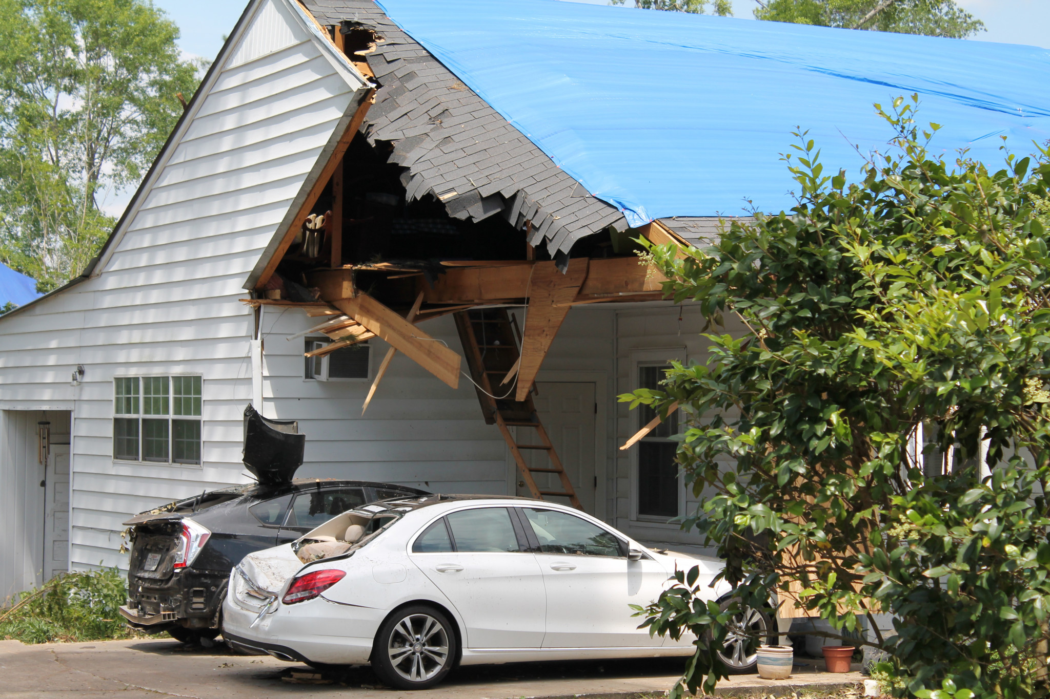 Ruston resident Tyler Storms' Westwood Drive house was heavily damaged by the 2019 tornado.